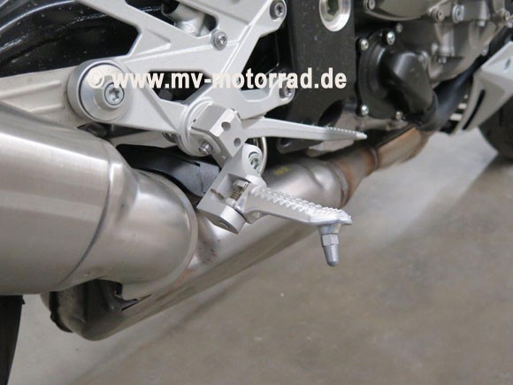 MV Poggiapiedi abbassamento driver regolabile per BMW S1000R / S1000RR