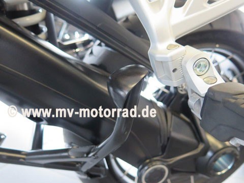 MV Poggiapiedi abbassamento passeggero 40 mm BMW R1200GS Bj. 2013 / R1200GS LC da 2014 / R1250GS LC+