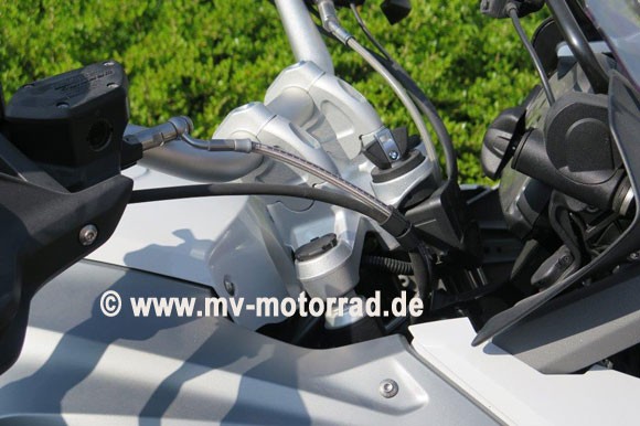 MV Alzata manubrio e adattatore manubrio con offset 30 mm per BMW R1200GS LC ab Bj. 2014 und R1250GS LC
