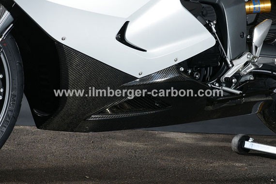 BMW K1200S and K1300S Carbon Fiber Bellypan
