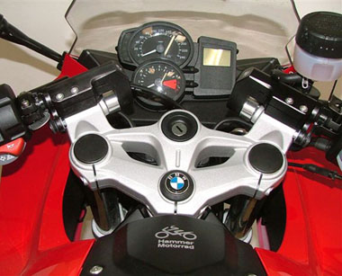 BMW F800GT F800GS F800R Motorrad CNC Lenkererhöhung mit Versatz Lenkeradapter 
