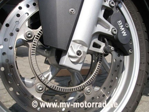 MV Radnabenabdeckung vorne für BMW K1200GT 06, K1300GT, K1600GT, K1200S, K1200R, K1300S, K1300R