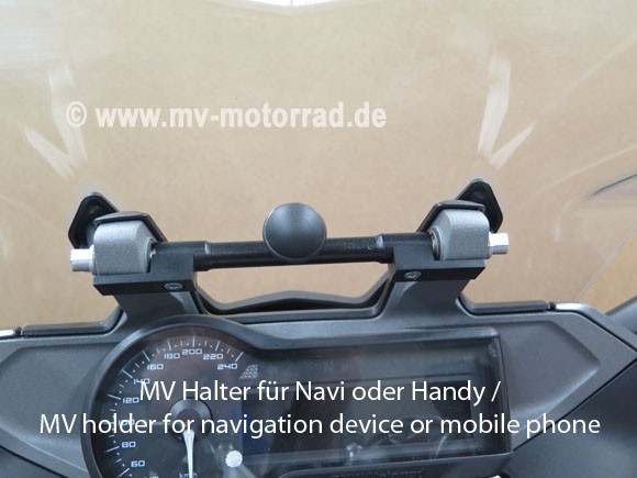 MV GPS Holder for BMW R1200RS for BMW TomTom or Garmin GPS Devices