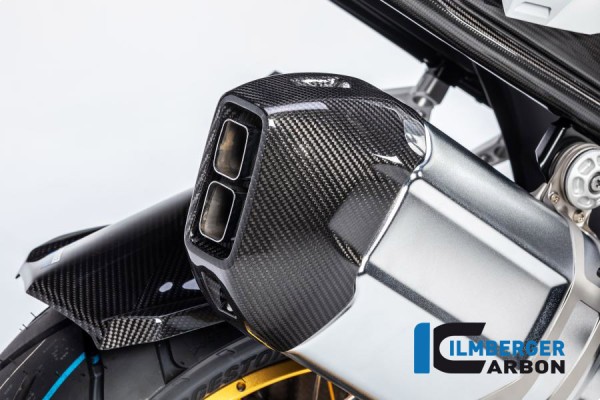 Carbon Auspuffhitzeschild hinten für BMW R1250GS