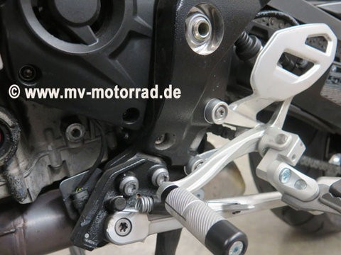 MV Poggiapiedi abbassamento driver regolabile per BMW S1000XR a partire dal 2020