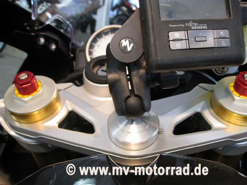 MV tapa de la cojinete de dirección para PDA y GPS para BMW S1000RR