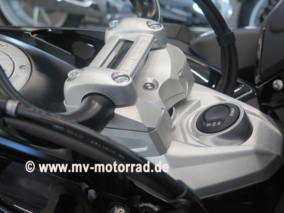 MV Scorrimento del manubrio con offset del manubrio regolabile per BMW K1600B Bagger