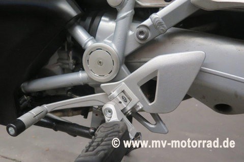 MV Lowered / Adjustable Rider Footrest for BMW R1200RT LC and R1250RT LC