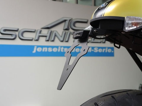AC Schnitzer Registration Plate Holder, centrally positioned BWM R nineT, Pure and Scrambler