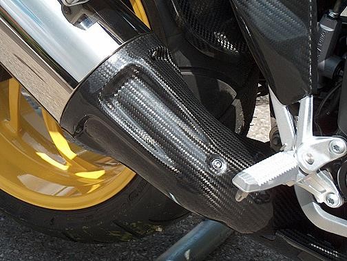 K1200 S and R / Sport Carbon Fiber Front Silencer Protector