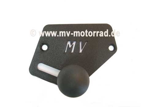 MV Device Holder for GPS mounted on Fluid Reservoir for Yamaha T-Max