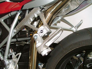 MV reposapiés adjustable para el copiloto para BMW R1200S