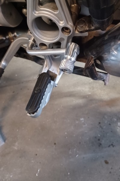Adaptador MV para caballete central para palanca de cambio BMW R1150GS