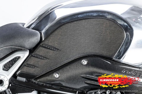 BMW RnineT and Scrambler 2016 Carbon Tank Cover Right Side