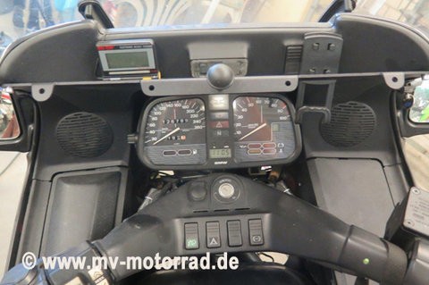 MV GPS Holder for BMW K1100LT flat