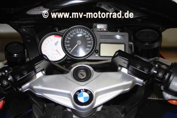 MVKit di conversione manubrio e alzata manubrio con versione corta offset per BMW K1200S-K1200R e Sport