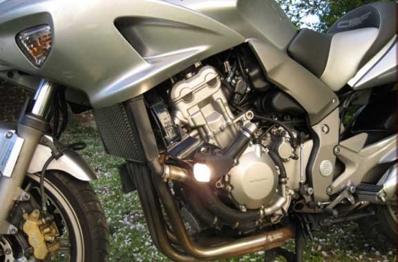 Honda CB F600/1000S Micro Halogen Fog Lights incl. MotoBozzo-Switch