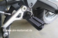 MV standfeste Fahrerfußrasten BMW R1200GS ab 2014 und R1250GS LC MV standfeste Fahrerfußrasten BMW R1200GS ab 2014 und R1250GS LC