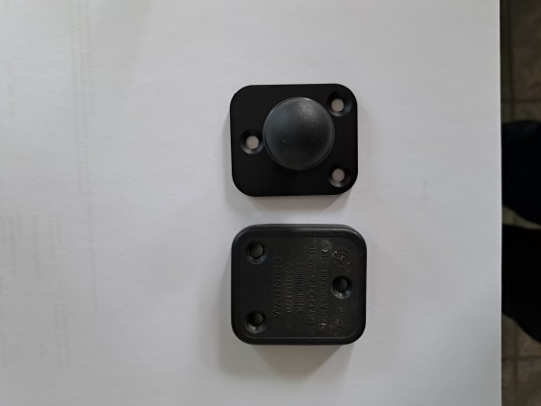 MV Support de GPS pour fixer sur le réservoir du liquide de frein pour la BMW K100RS-K75-R80-R100R pour les modèles 1991-R100GS avec 3 vis