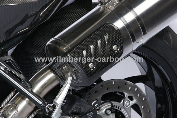 BMW F800R Protezione termica anteriore dello scarico in carbonio