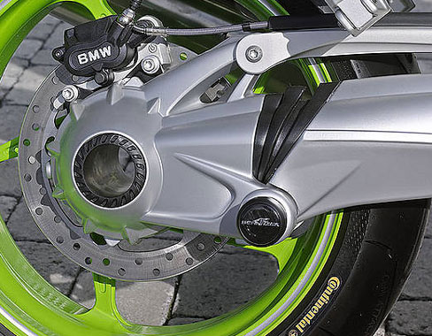 Kaufe Motorrad Rad Universal Schutz Pad Rahmen Slider Anti-Fall Crash Pad  für BMW T RnineT K1300 1200 RS GT