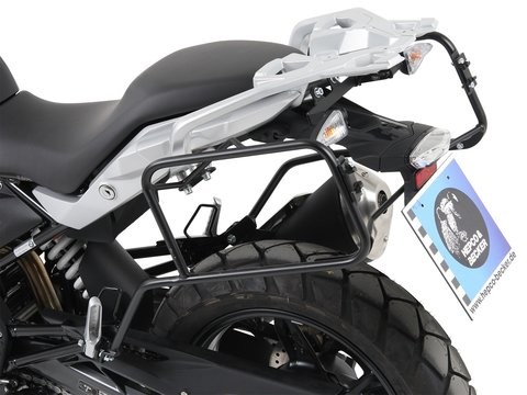 Hepco Becker Luggage Rack for Sidecases firmly mounted for BMW G310GS